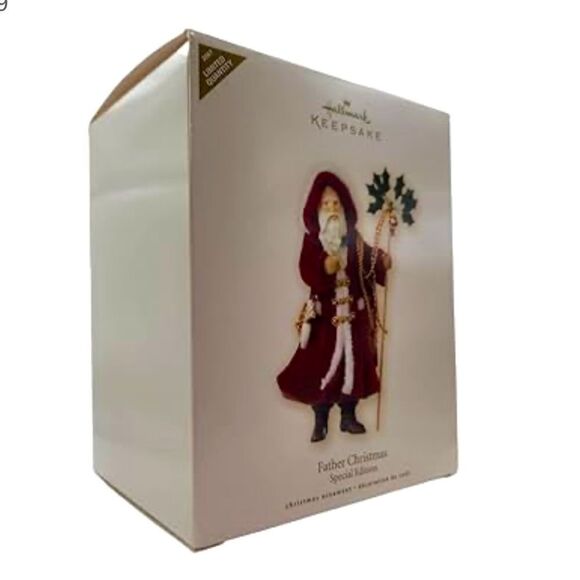2007 Father Christmas,HALLMARK KEEPSAKE ORNAMENT
QXE9119 Colorway Santa - Picture 1 of 10